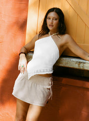 Arroyo Mini Skirt Beige