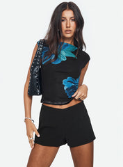Nova Top Blue Floral