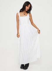 Lorinda Maxi Dress White