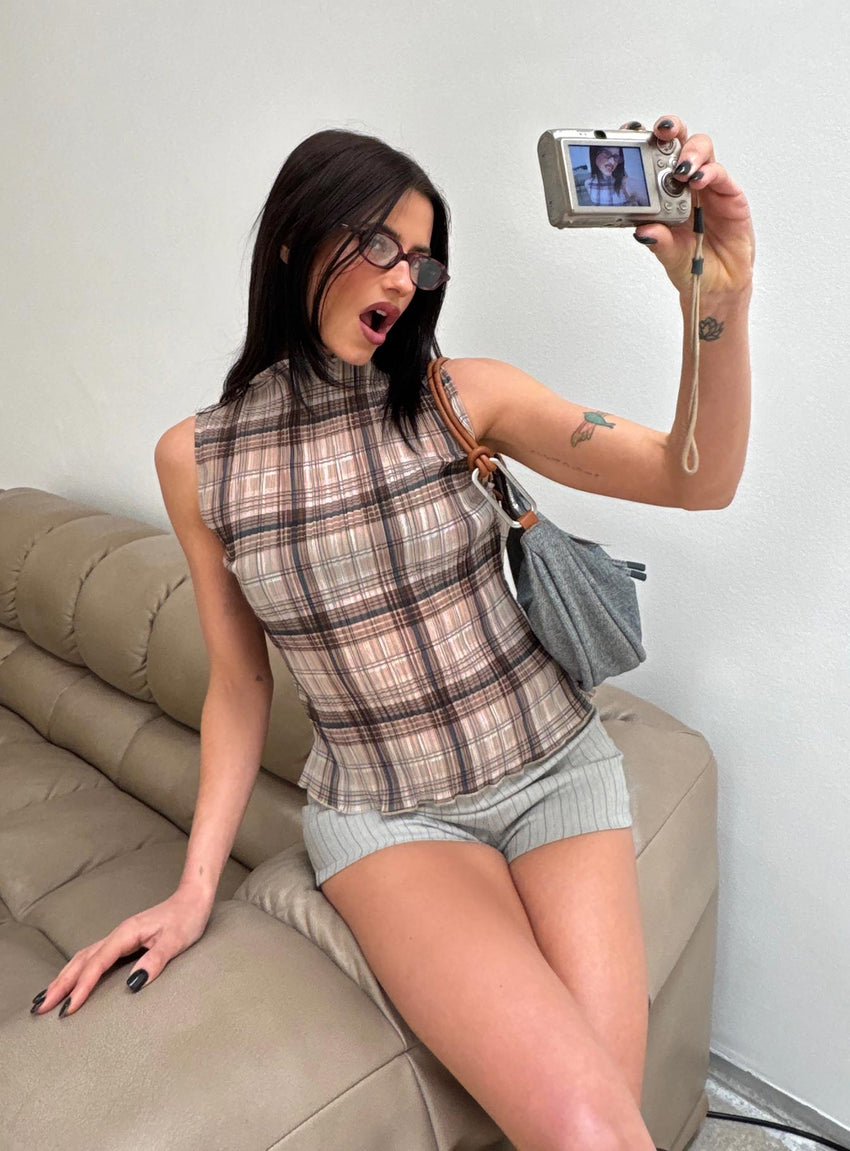 Ford Top Tan Plaid