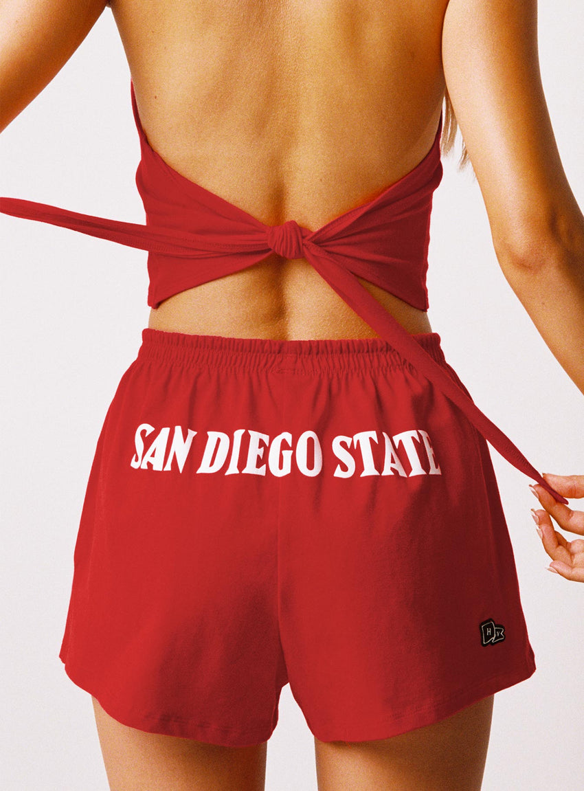 SDSU Soffee Shorts Red