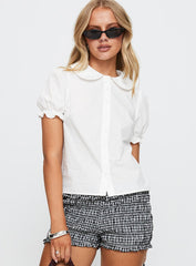 Neverland Blouse Top White