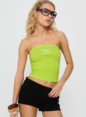 Malokaia Strapless Tube Top Lime