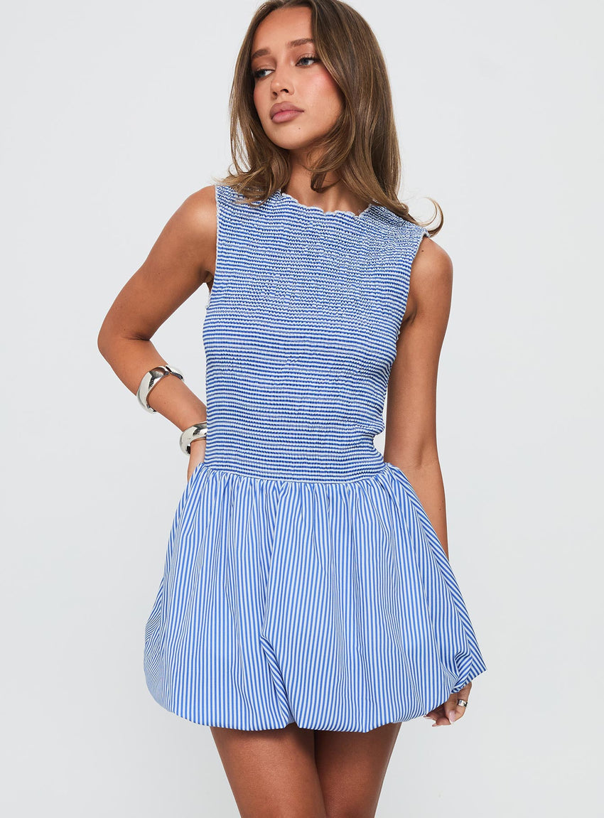 Narnie Mini Dress Blue