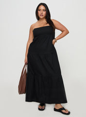 Osment Maxi Dress Black Curve