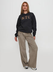 Wild In NYC Sweater Black