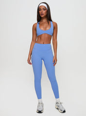 Pulse Active Halter Crop Blue