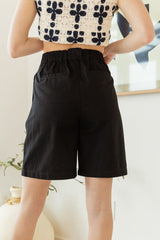Amelia Bermuda Shorts In Black - Final Sale