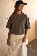 Talia Top In Charcoal - Final Sale