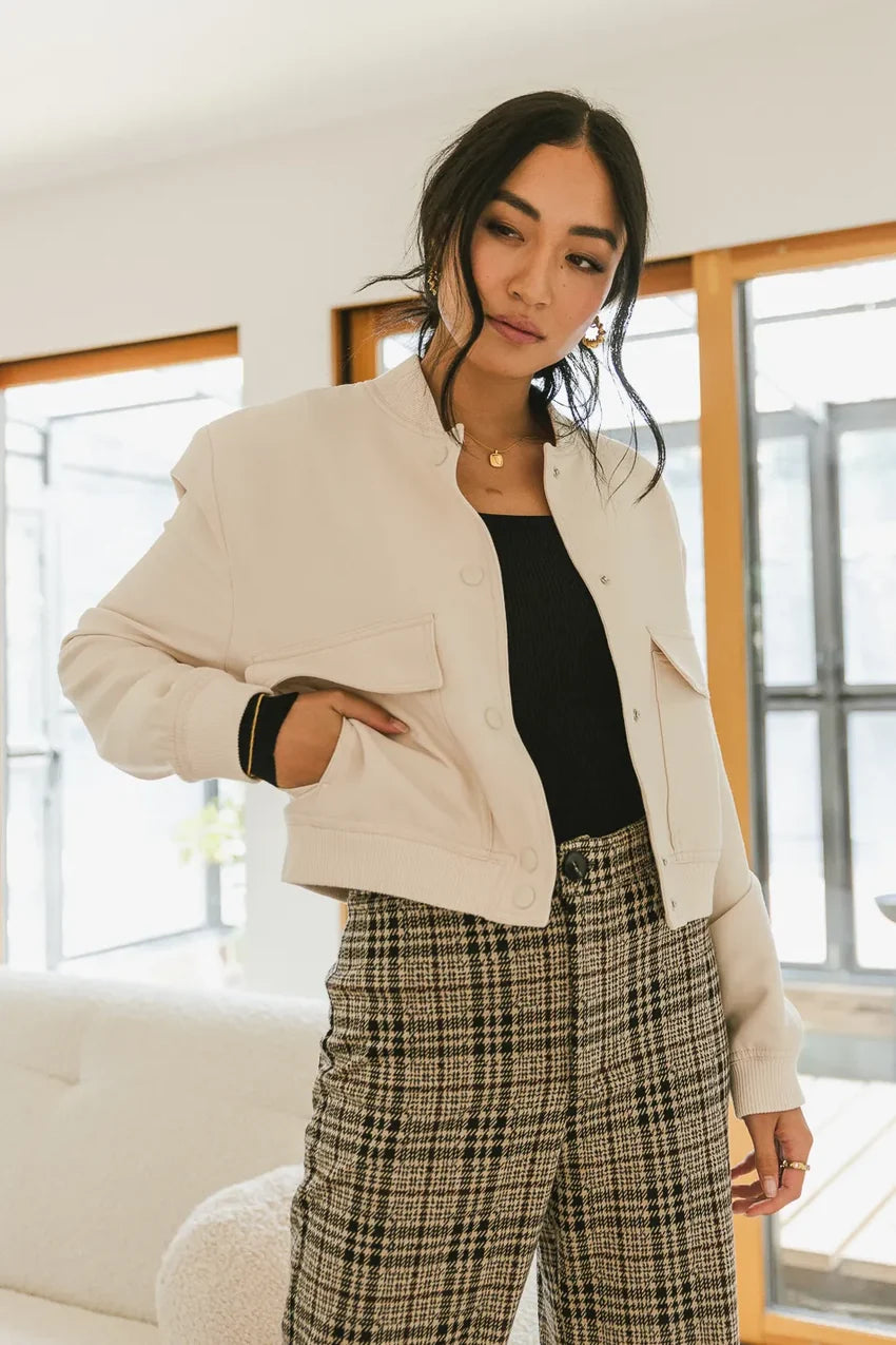 Jocelyn Jacket In Cream - Final Sale