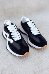 Steve Madden Campo Sneakers in Black - FINAL SALE