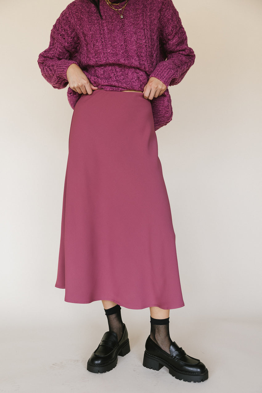 Kamila Skirt in Mauve - FINAL SALE