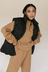 Parker Sweatshirt In Camel - Final Sale