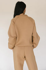 Parker Sweatshirt In Camel - Final Sale