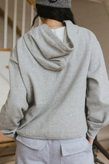 Anahi Hoodie In Grey - Final Sale