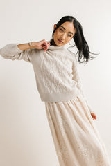 Maeve Turtleneck Sweater In Tan - Final Sale