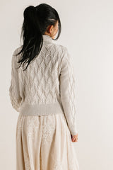 Maeve Turtleneck Sweater In Tan - Final Sale