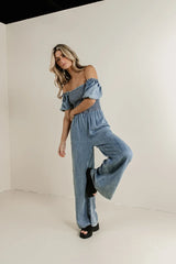 Piper Smocked Jumpsuit - Final Sale