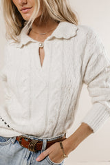 Ivy Cable Knit Sweater - Final Sale