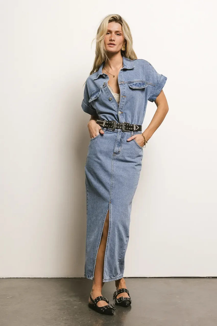 Jordyn Denim Dress - FINAL SALE