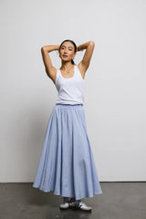 Olivia Ribbed Tank In Off White - Final Sale