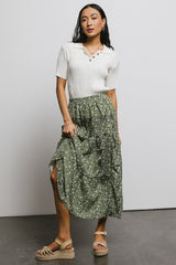 Millie Knit Sweater Top In Off White - Final Sale