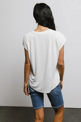 Madison Top In Cream - Final Sale