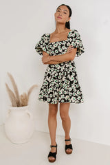 Lois Flowered Mini Dress - Final Sale