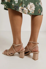 Laxmi Heels In Beige - Final Sale