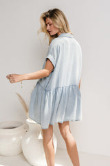 Buttoned Mini Dress - Final Sale