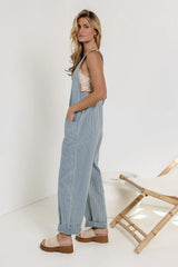 Madeline Jumpsuit In Striped - Final Sale