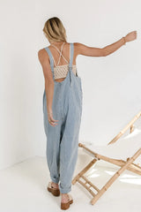 Madeline Jumpsuit In Striped - Final Sale