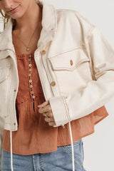 Cooper Cropped Denim Jacket - Final Sale