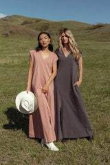 Rothica Maxi Dress In Brick - Final Sale