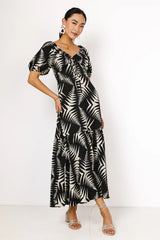 Dinah Abstract Midi Dress - Final Sale
