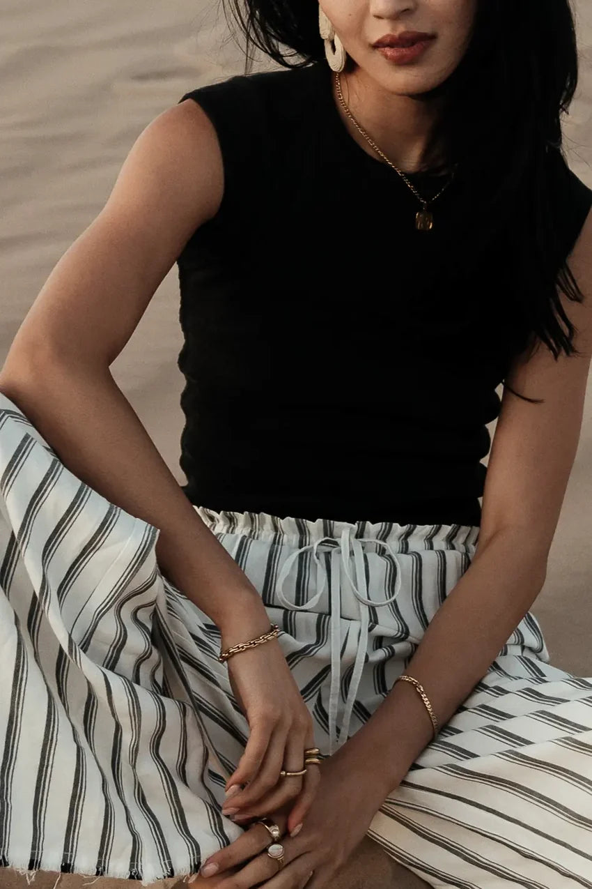 Huxley Tank In Black - Final Sale