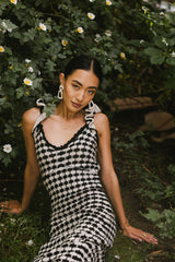 Amias Crocheted Midi Dress - Final Sale
