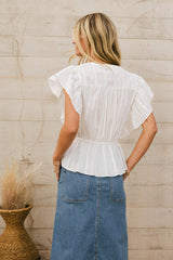 Seraphina Lace Blouse - Final Sale