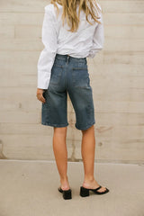 Ashtyn Denim Bermudas - Final Sale