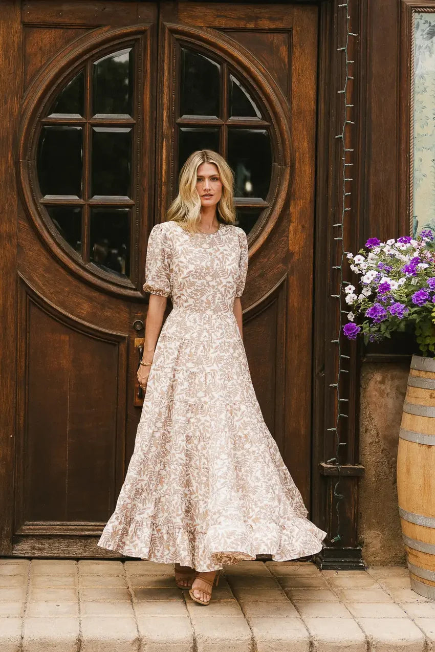 Oaklee Foliate Maxi Dress - Final Sale