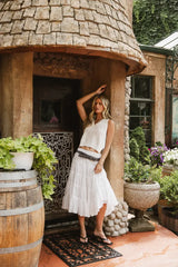 Bailey Sweater Vest In Ivory - Final Sale