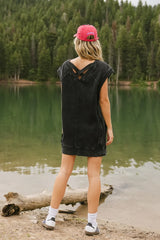 Isla Contrast Ribbed Mini Dress - Final Sale