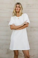 Yara Puff Sleeve Mini Dress - Final Sale