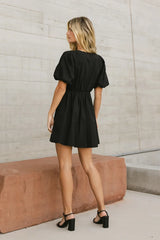 Arlette Puff Sleeve Dress - Final Sale