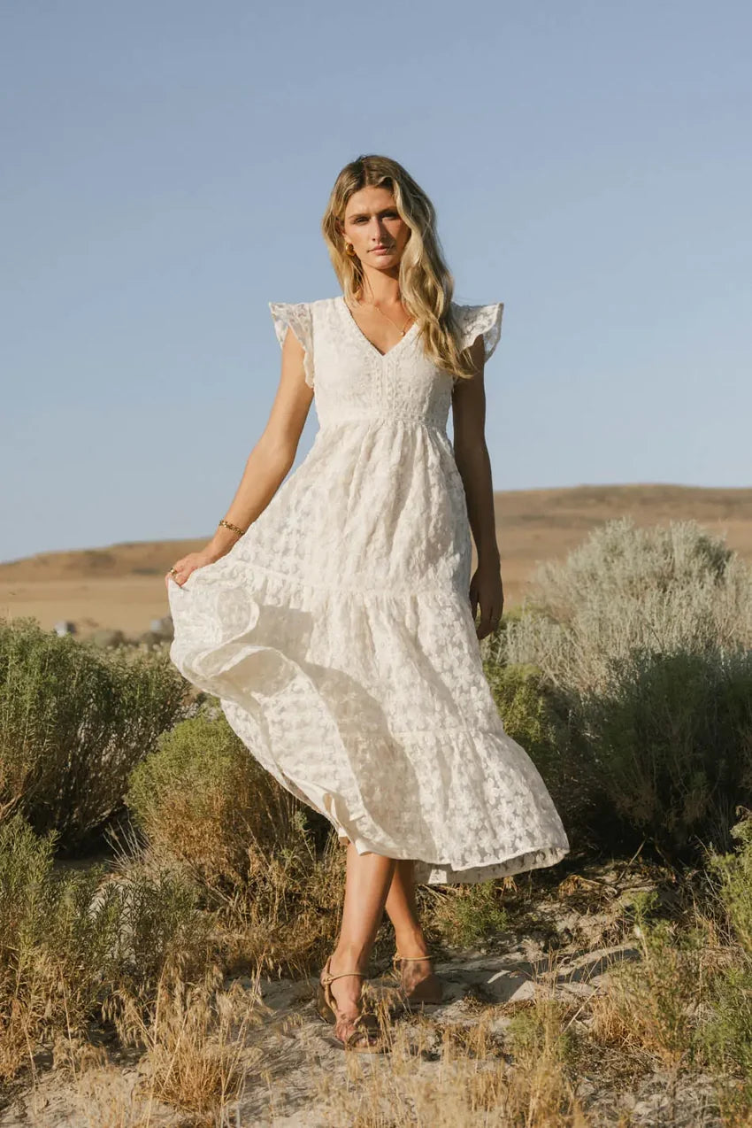 Isn't It Lovely Dress in Cream - FINAL SALE