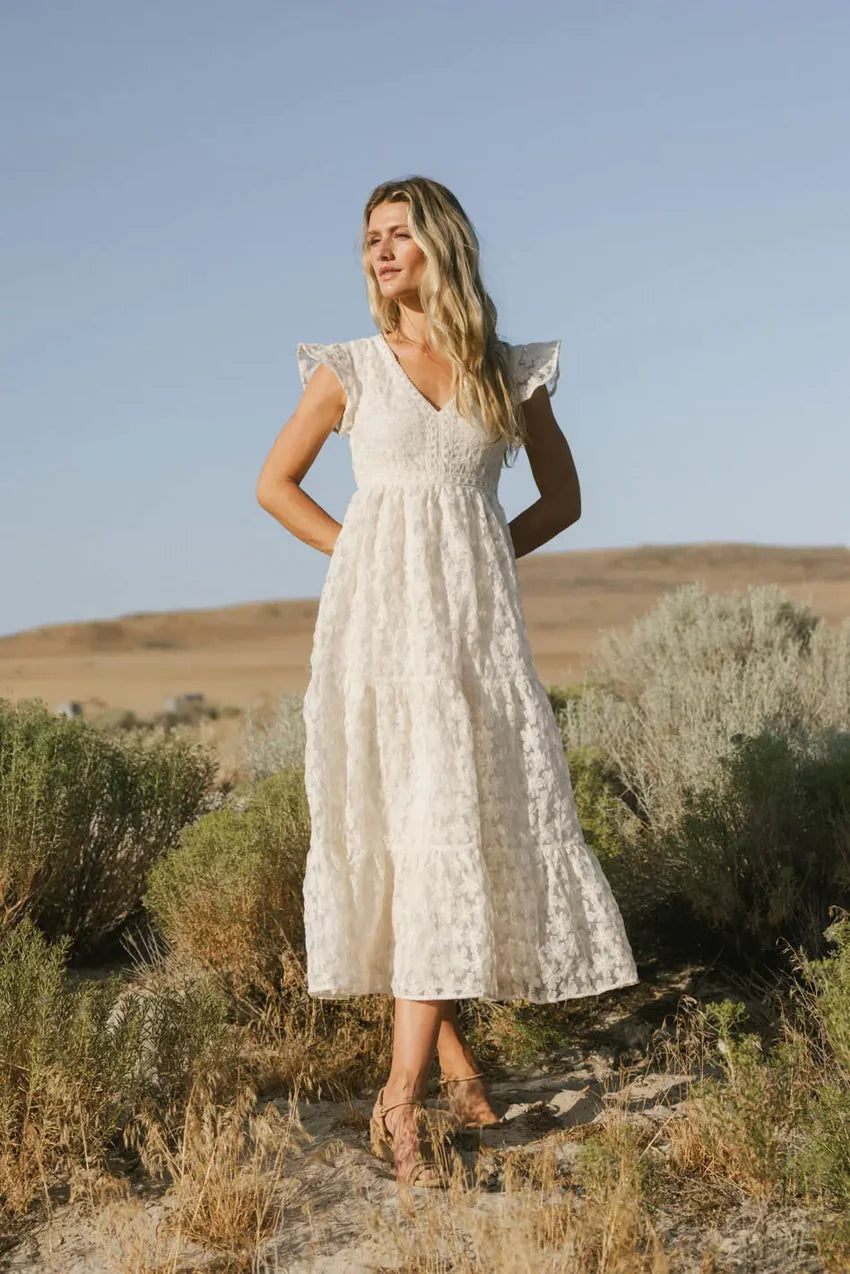 Isn'T It Lovely Dress In Cream - Final Sale