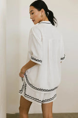 Josie Embroidered Top - Final Sale