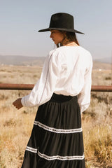 Lucerne Embroidered Blouse - Final Sale