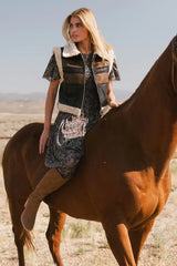 Kezia Faux Leather Vest - Final Sale