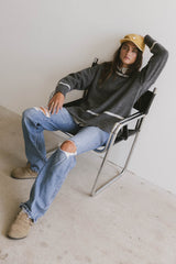 Ashley Knit Sweater In Charcoal - Final Sale